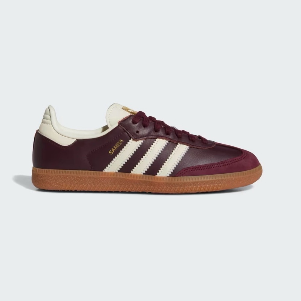 Adidas Samba OG Burgundy / Maroon Cream Shoes Women’s US 8